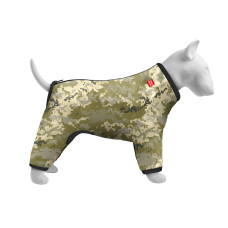 Вітровка для собак WAUDOG Clothes, малюнок "Мілітарі", M47, В 69-72 см, С 47-50 см