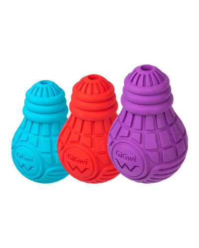 Іграшка для собак Лампочка гумова GiGwi Bulb Rubber, гума, S, блакитна