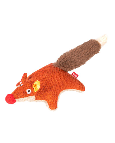 Іграшка для собак WAUDOG Fun Plush Лисиця, трикотаж, Ш 4 см, Д 14 см, S