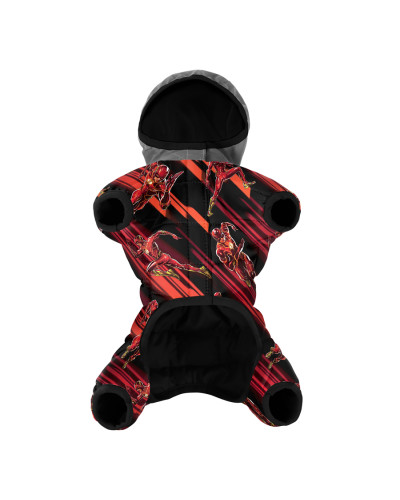 Комбінезон для собак WAUDOG Clothes малюнок "Швидкість Флеша", XS25, В 36-38 см, С 24-26 см