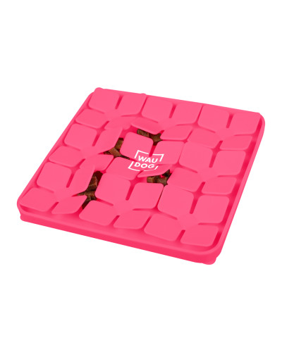 Килимок для пошуку корму WAUDOG Silicone, 205х205х17 мм, рожевий