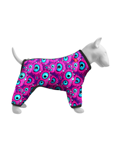 Вітровка для собак WAUDOG Clothes, малюнок "Око монстра", L55, В 77-79 см, С 50-55 см