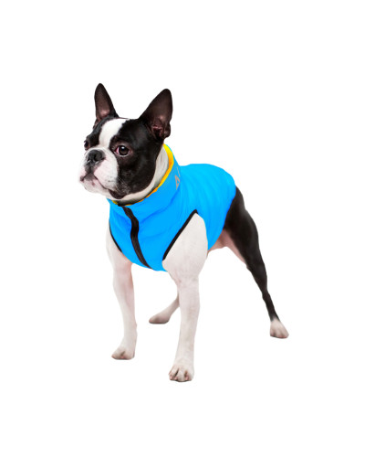 Двостороння курточка AiryVest для собак , розмір M 50, жовто-блакитна