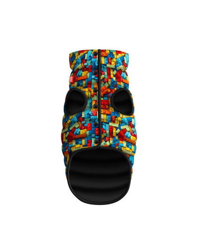 Курточка для собак WAUDOG Clothes малюнок "Блоки", L55, В 77-80 см, С 50-55 см