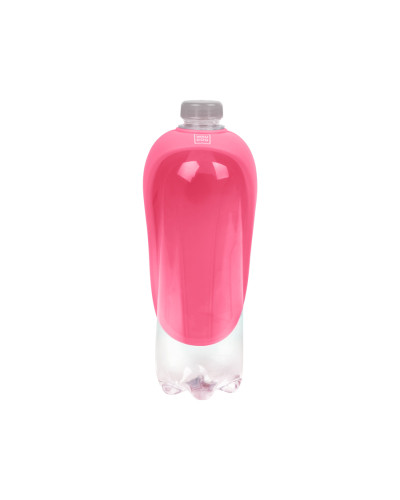 Поїлка-насадка на пляшку WAUDOG Silicone, 165х90 мм рожевий