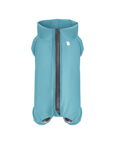 Дощовик для собак WAUDOG Clothes, водонепроникний, L55, В 77-79 см, С 50-55 см, блакитний