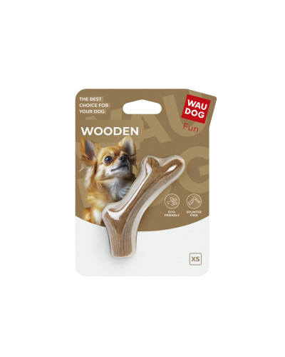 Іграшка для собак WAUDOG Fun Wooden Ріг, XS, 10 см