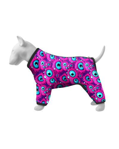 Вітровка для собак WAUDOG Clothes, малюнок "Око монстра", L55, В 77-79 см, С 50-55 см