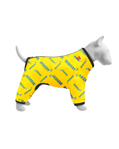 Вітровка для собак WAUDOG Clothes, малюнок "Сміливість", L50, В 70-74 см, С 47-50 см