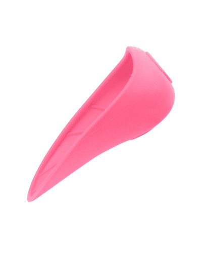 Поїлка-насадка на пляшку WAUDOG Silicone, 165х90 мм рожевий