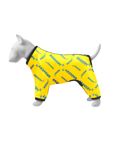Вітровка для собак WAUDOG Clothes, малюнок "Сміливість", L50, В 70-74 см, С 47-50 см