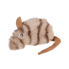 Іграшка для котів Мишка GiGwi Refillable Catnip, штучне хутро, 10 см